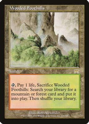 Wooded Foothills #330 (Onslaught)