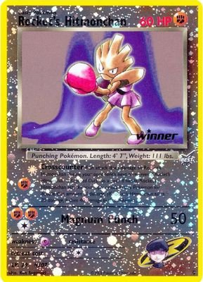 Rocket’s Hitmonchan – 9 [Winner] #009/009 (Best of Promos)