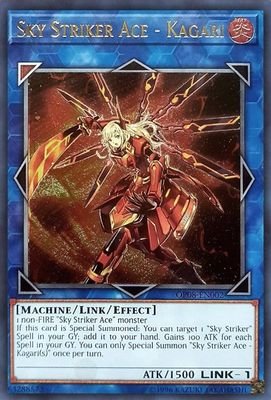 Sky Striker Ace – Kagari (UTR) #OP08-EN002 (OTS Tournament Pack 8)