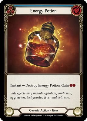 Energy Potion – FAB012 #FAB012 (Flesh and Blood: Promo Cards)