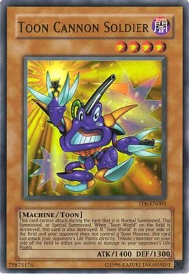 Toon Cannon Soldier #TP6-EN001 (Tournament Pack 6)