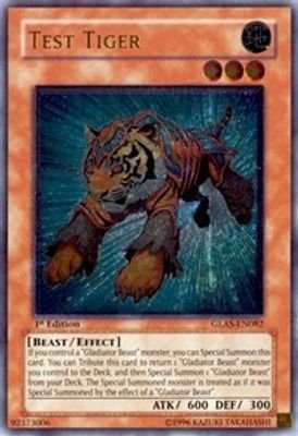 Test Tiger (UTR) #GLAS-EN082 (Gladiator’s Assault)