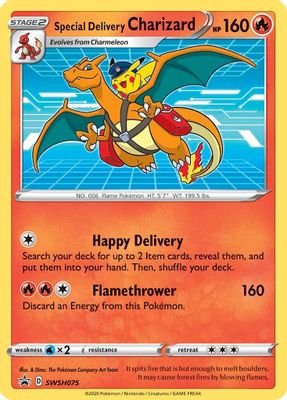 Special Delivery Charizard – SWSH075 #SWSH075 (SWSH: Sword & Shield Promo Cards)