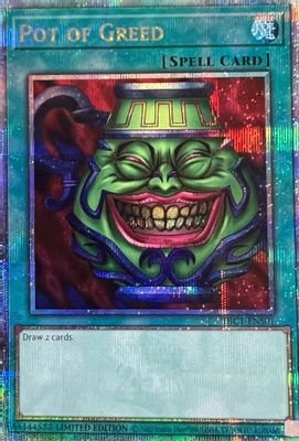 Pot of Greed (Quarter Century Secret Rare) #TBC1-ENS01 (The Pot Collection)