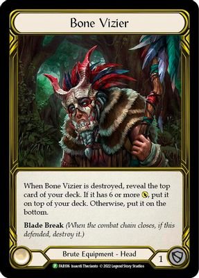 Bone Vizier (Golden) – FAB106 #FAB106 (Flesh and Blood: Promo Cards)