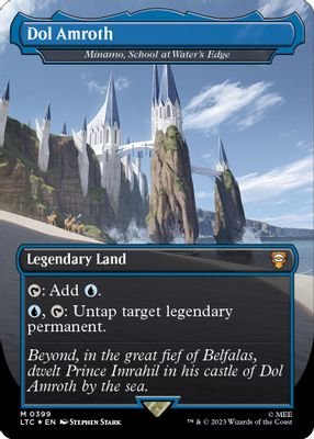 Dol Amroth – Minamo, School at Water’s Edge (Surge Foil) #399 (Commander: The Lord of the Rings: Tales of Middle-earth)