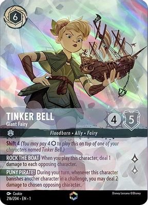 Tinker Bell – Giant Fairy (Enchanted) #216/204 (The First Chapter)