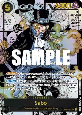 Sabo (Alternate Art) (Manga) #OP04-083 (Kingdoms of Intrigue)