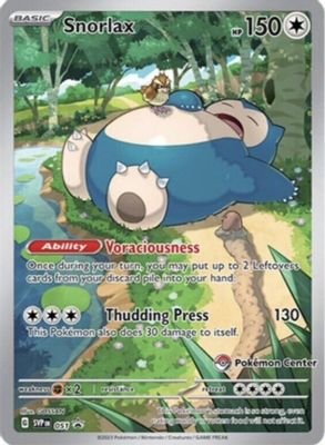 Snorlax – 051 (Pokemon Center Exclusive) #051 (SV: Scarlet & Violet Promo Cards)