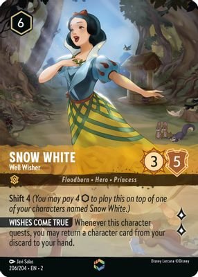Snow White – Well Wisher (Enchanted) #206/204 (Rise of the Floodborn)