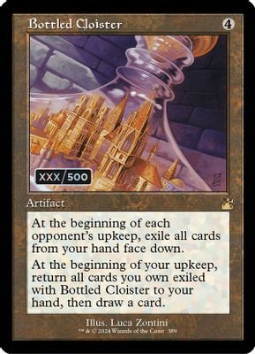 Bottled Cloister (Retro Frame) (Serial Numbered) #389 (Ravnica Remastered)