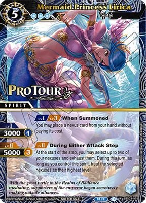 Mermaid Princess Lirica (X Rare Special Pack Vol. 3) #BSS03-092 (Battle Spirits Saga Promo Cards)