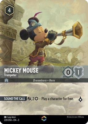 Mickey Mouse – Trumpeter (Enchanted) #220/204 (Into the Inklands)