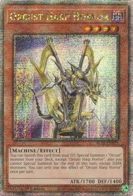 Orcust Harp Horror (Quarter Century Secret Rare) #BLTR-EN071 (Battles of Legend: Terminal Revenge)