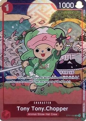 Tony Tony.Chopper (English Version 1st Anniversary Set) #ST01-006 (One Piece Promotion Cards)