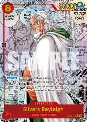 Silvers Rayleigh (Parallel) (Manga) #OP08-118 (Two Legends)