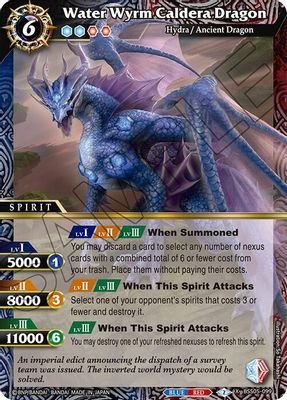 Water Wyrm Caldera Dragon #BSS05-099 (Strangers in the Sky)