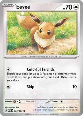 Eevee – 133/165 (Pokemon Together) #133/165 (Miscellaneous Cards & Products)