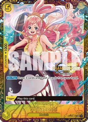 Shirahoshi (October Championship 2024 Online Regional) #OP03-116 (One Piece Promotion Cards)