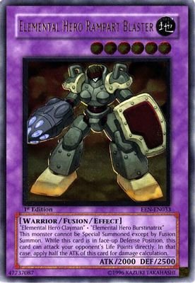 Elemental Hero Rampart Blaster (UTR) #EEN-EN033 (Elemental Energy)