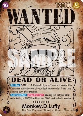 Monkey.D.Luffy (Wanted Poster) #OP05-119 (Emperors in the New World)