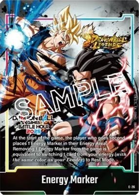 Energy Marker (E-26) (Dragon Ball Games Battle Hour 2025 Promo Card Set) #E-26 (Fusion World Energy Markers)