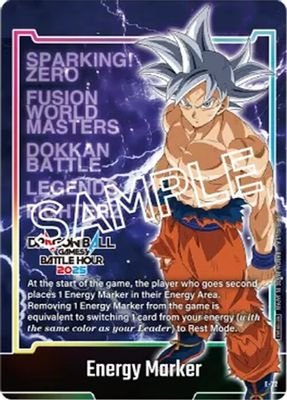 Energy Marker (E-22) (Dragon Ball Games Battle Hour 2025 Promo Card Set) #E-22 (Fusion World Energy Markers)