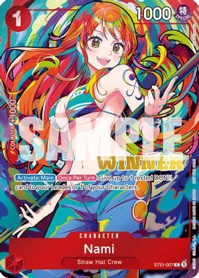 Nami (2025 New Year Event Winner) #ST01-007 (One Piece Promotion Cards)