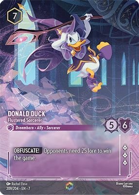 Donald Duck – Flustered Sorcerer (Enchanted) #209/204 (Archazia’s Island)