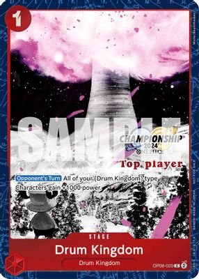 Drum Kingdom (Championship 2024 Top Player Pack Vol. 2) #OP08-020 (One Piece Promotion Cards)