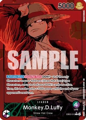 Monkey.D.Luffy (010) (Alternate Art) #EB02-010 (Extra Booster: Anime 25th Collection)