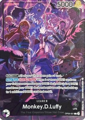Monkey.D.Luffy (English Version 2nd Anniversary Set) #OP09-061 (One Piece Promotion Cards)