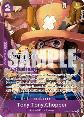 Tony Tony.Chopper (CS 25-26 Finalist Card Set 1) #OP07-066 (One Piece Promotion Cards)