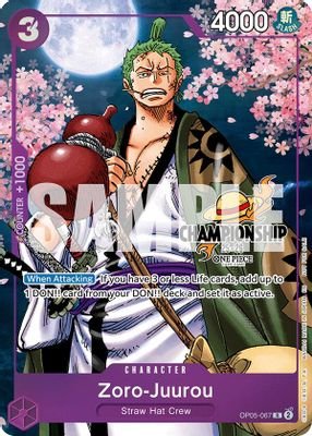 Zoro-Juurou (CS 25-26 Event Pack Finalist Ver.) #OP05-067 (One Piece Promotion Cards)