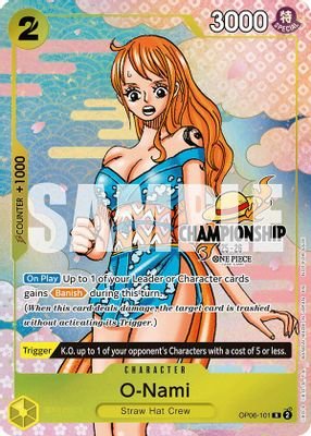 O-Nami (CS 25-26 Event Pack Finalist Ver.) #OP06-101 (One Piece Promotion Cards)