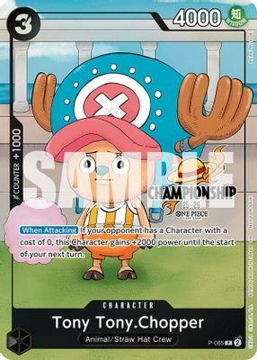 Tony Tony.Chopper (CS 25-26 Event Pack Finalist Ver.) #P-065 (One Piece Promotion Cards)