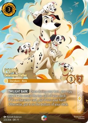 Pongo – Determined Father (Enchanted) #223/204 (Fabled)