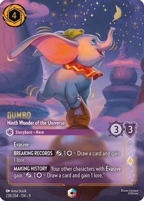 Dumbo – Ninth Wonder of the Universe (Enchanted) #228/204 (Fabled)