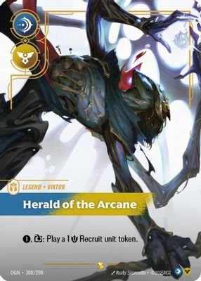 Viktor – Herald of the Arcane (Overnumbered) #308/298 (Origins)