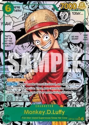 Monkey.D.Luffy (118) (Super Alternate Art) #OP13-118 (Carrying On His Will)