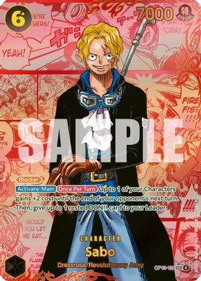 Sabo (120) (Red Super Alternate Art) #OP13-120 (Carrying On His Will)