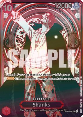 Shanks – OP09-004 (SP) (Silver) #OP09-004 (Carrying On His Will)