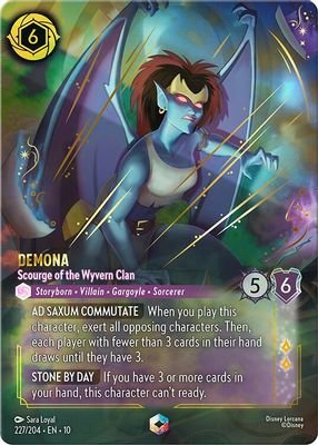 Demona – Scourge of the Wyvern Clan (Enchanted) #227/204 (Whispers in the Well)