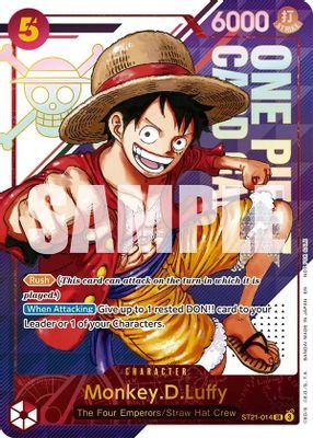 Monkey.D.Luffy – ST21-014 (3rd Anniversary Treasure Campaign Pack) #ST21-014 (One Piece Promotion Cards)