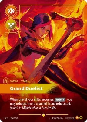 Fiora – Grand Duelist (Overnumbered) #251/221 (Spiritforged)