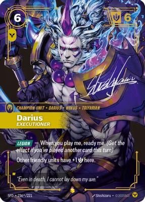 Darius – Executioner (Signature) #236*/221 (Spiritforged)