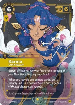 Karma – Channeler (Signature) #237*/221 (Spiritforged)