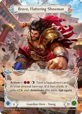 Bravo, Flattering Showman – HER154 #HER154 (Flesh and Blood: Promo Cards)
