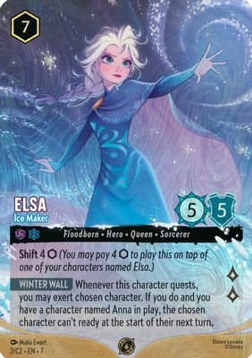 Elsa – Ice Maker (Foil) #2 (Disney Lorcana Promo Cards)