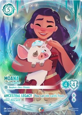 Moana – Curious Explorer (Iconic) #242/204 (Winterspell)